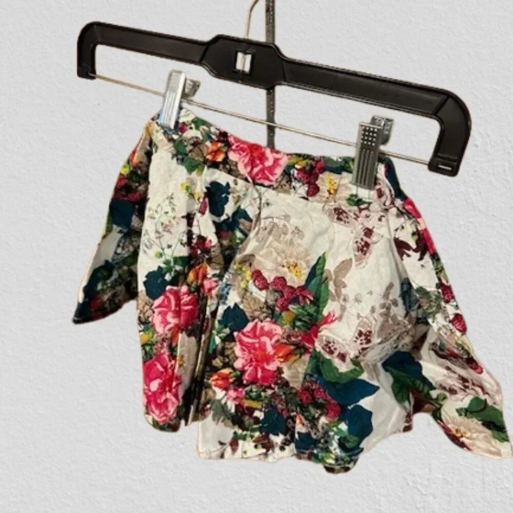 ***** Multicolored Floral 2 pc Outfit  7474  Size 7  Handmade NWT Boutique